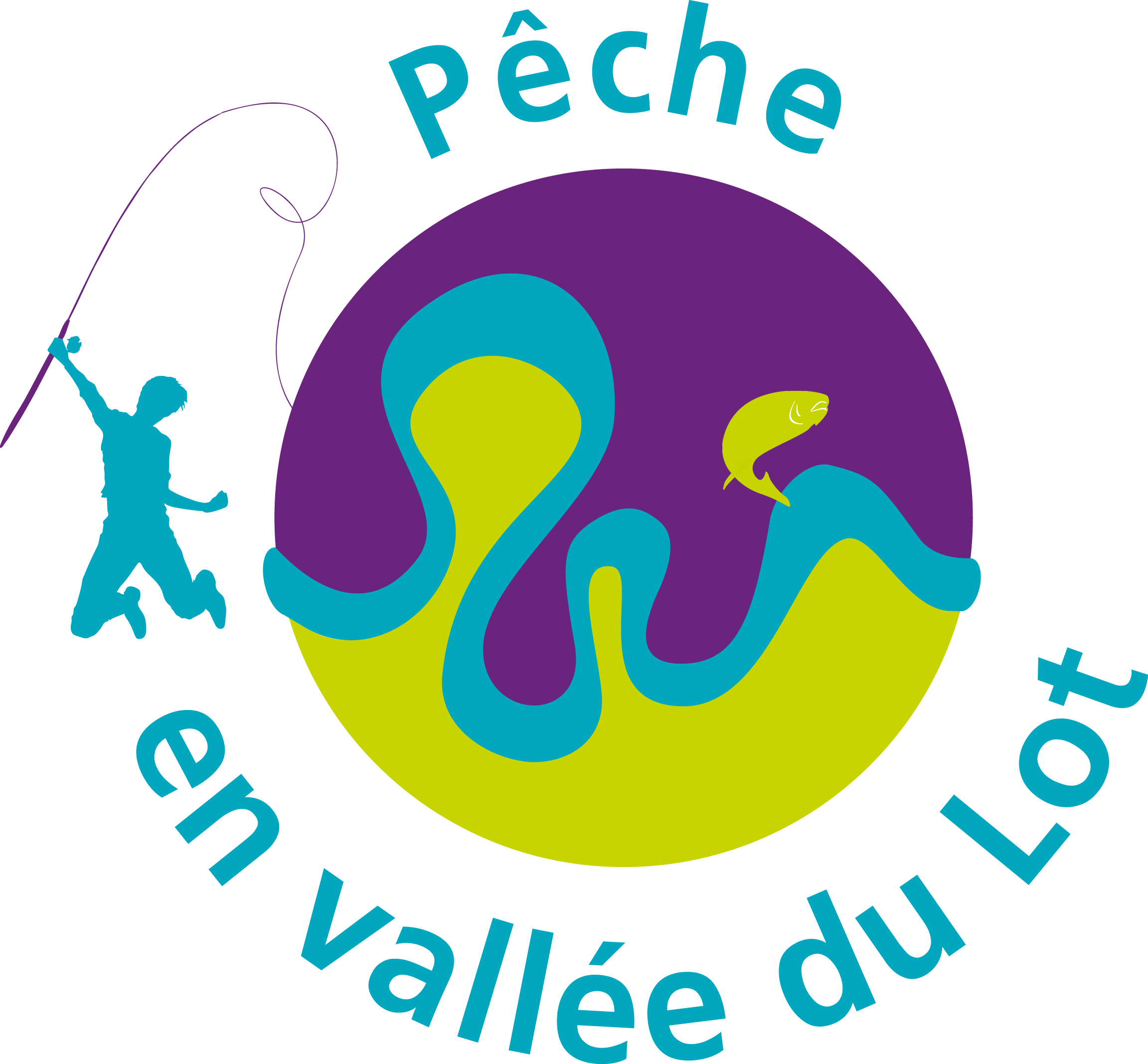 logo pêche en vallée du Lot