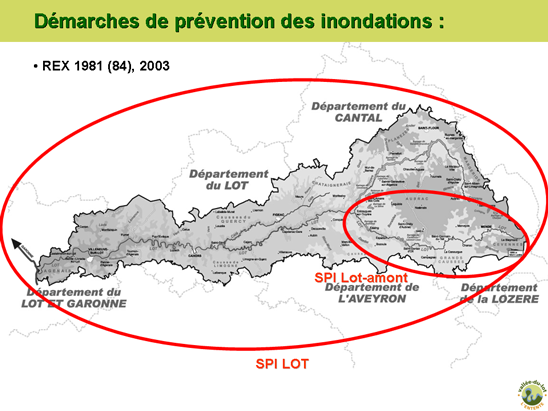 Les démarches intégrées de prévention des inondations sur le bassin du Lot