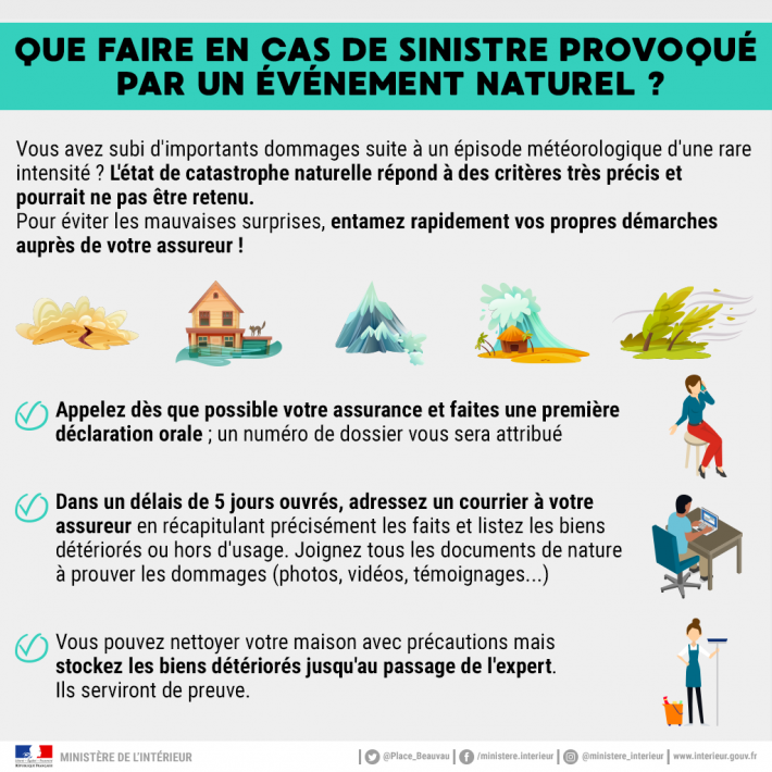 Que faire en cas de sinistre ?