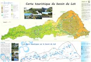 Carte Touristique Vallée du Lot