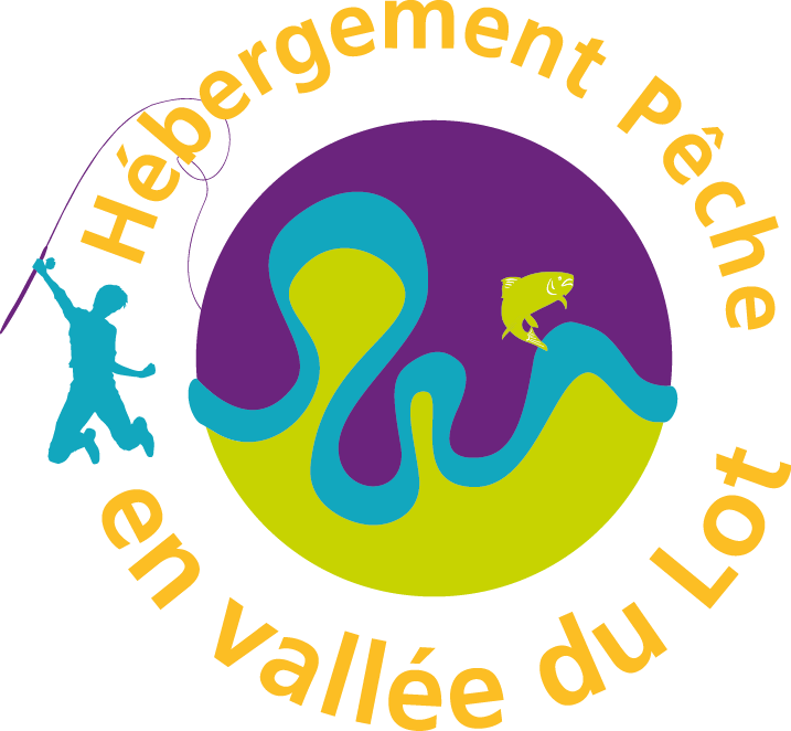 Logo hébergements pêche en vallée du Lot 